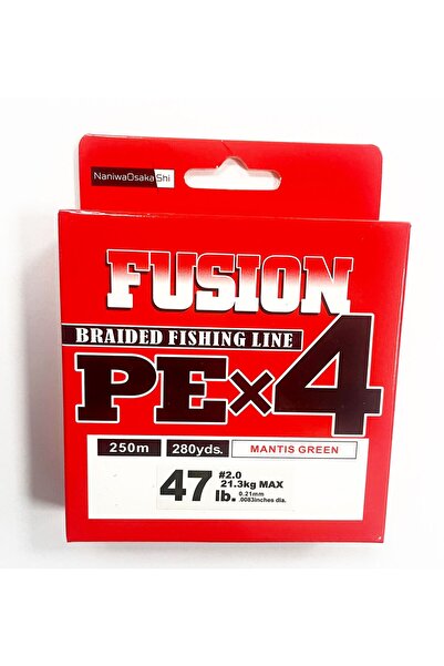 NaniwaOsaka Shi Fusion PE X4 250 metre İp Misina