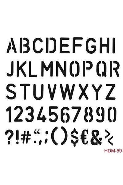Cadence Home Decor Stencil Hdm059 ( 25 X 25 )