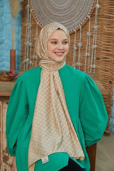 Şalland Freya Shawl Series Honey Color