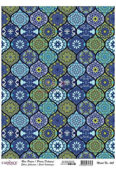 Cadence Rice Decoupage - Model 665