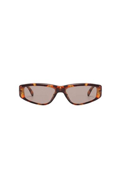 Toz Vintage Vintage Leopard Mikado Retro Sunglasses
