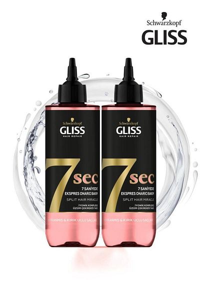 Gliss Express Split Hair Repairing Liquid Cream in 7 Seconds - 7 Sec Split Hair Miracle X 2