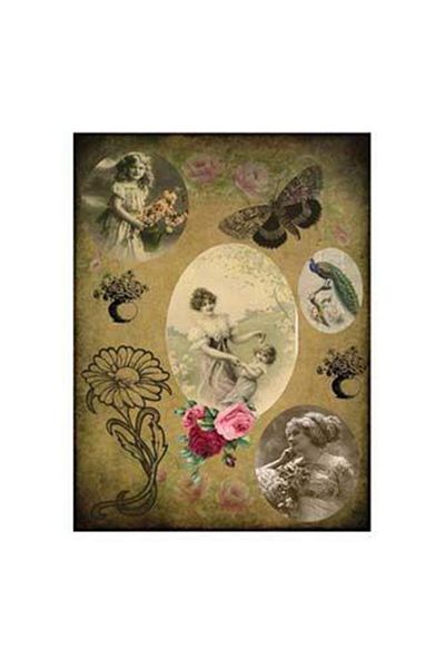 Cadence Brass Decopage Paper Model 71