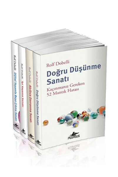 Pegasus Yayınları Rolf Dobelli Koleksiyonu 4 Kitap Takım Set