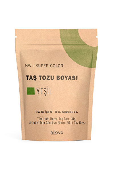 Hikwo HW - Toz Boya - Taş Tozu Boyası - Hobi Harcı Boyası - Mum Boyası 100 Gr...