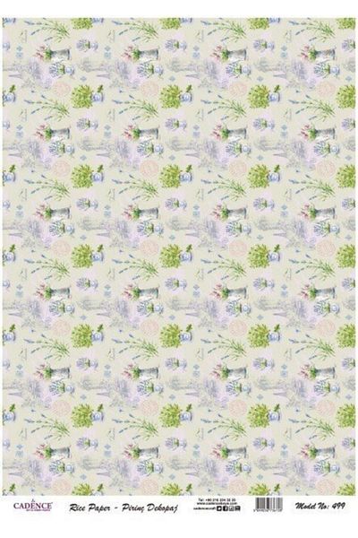 Cadence Rice Decoupage - Model 499