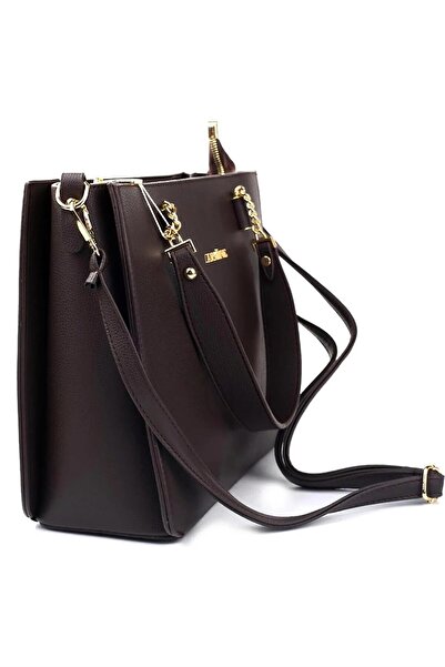 Armine 362 Kadın Omuz Çantası Kahverengi