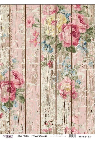 Cadence Rice Decoupage - Model 386