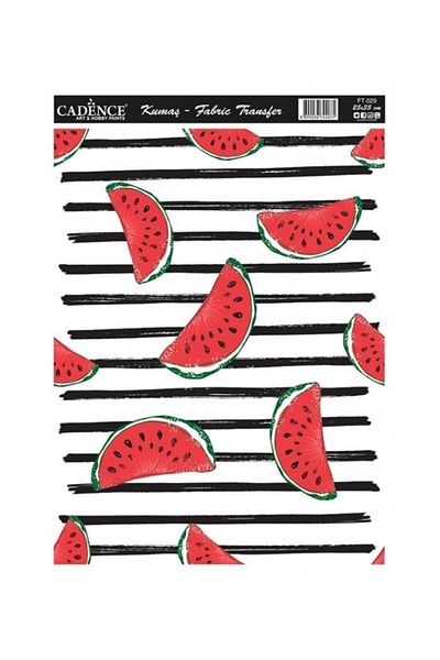 Cadence Fabric Transfer Watermelon 25x35 Kt-29