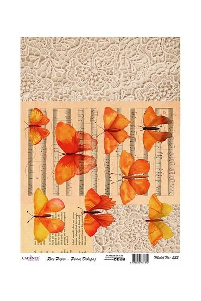 Cadence Rice Decoupage - Model 535