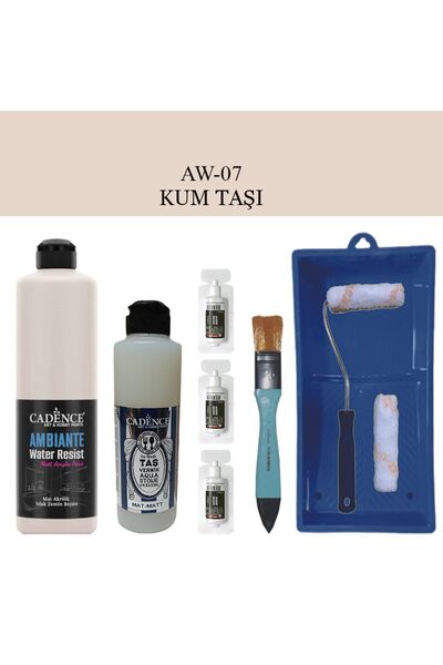 Cadence Boya Fayans Tezgah B-Ambiente Islak Zemin Aw-07 Kumtaşı 500Ml Kataliz...