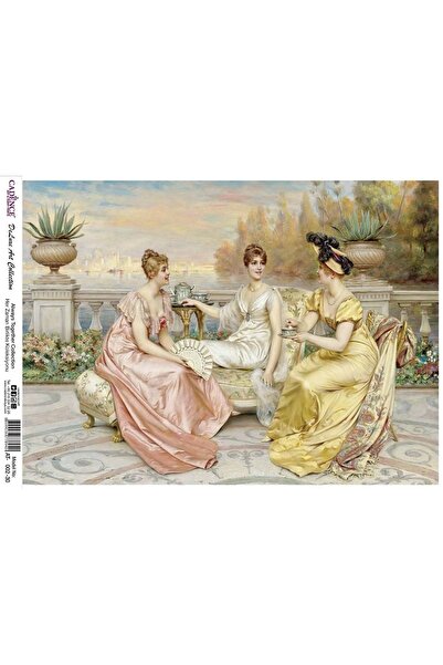 Cadence Her Zaman Birlikte Koleksiyonu - At002 - Kadınlar 30*42 Pirinç Dekopaj