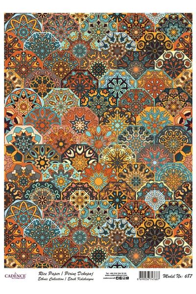 Cadence Rice Decoupage - Model 687
