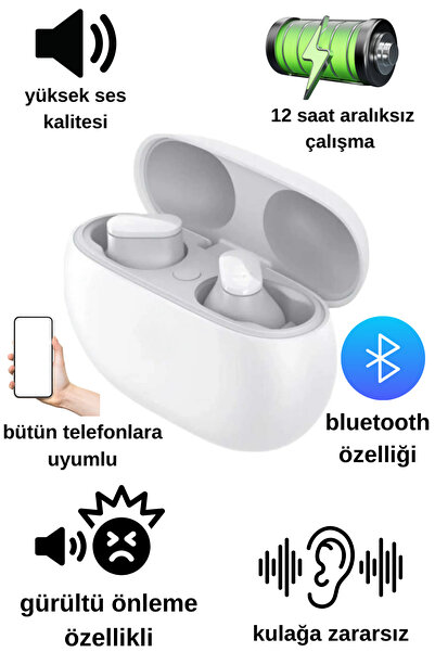 pasajdanal Gürültü Önleme Özellikli bulututlu Gerçek Kablosuz Kulak I?çi Kula...
