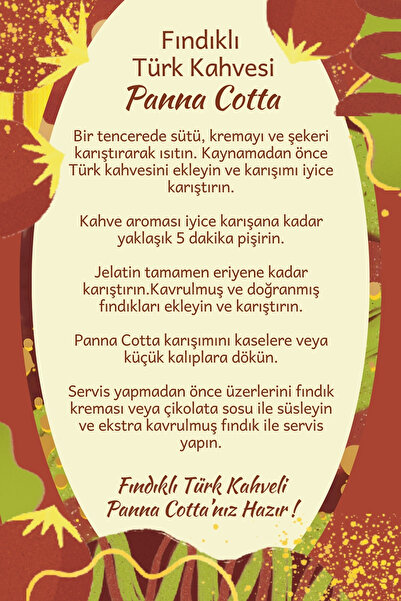Mim and More Hazelnut Turkish Coffee, Fındık Aromalı Türk Kahvesi,150 gr