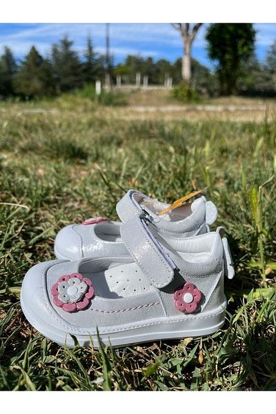 NİNO BEBE Nino Genuine Leather Orthopedic First Step Shoes for Baby Girl