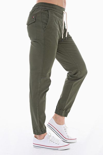 CEDY DENIM Ανδρικό παντελόνι Jogger Gabardine - Ελαστικό και κορδόνι, Εποχιακό C314