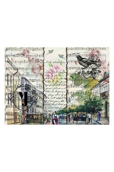 Cadence Rice Decoupage - Model 134