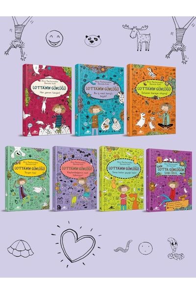 Pegasus Yayınları Lotta’nın Günlüğü Serisi Seti (Ciltli 7 Kitap) – Alice Pant...