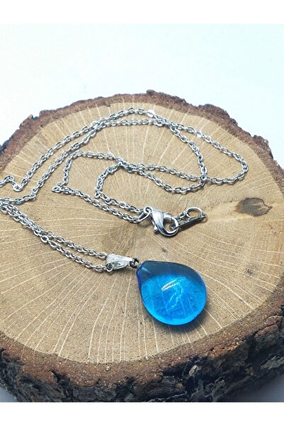 Atölye Şems Murano Cam Tasarım Damla Kolye