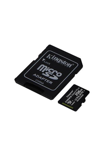 Kingston بطاقة ذاكرة Sdcs2-256gb 256gb Micsdxc Canvas Select Plus 100r A1 C10 Card Adp