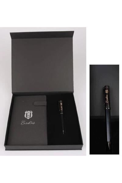 Timon Beşiktaş  isanslı Premıum Defter+Tükenmez Kalem Set