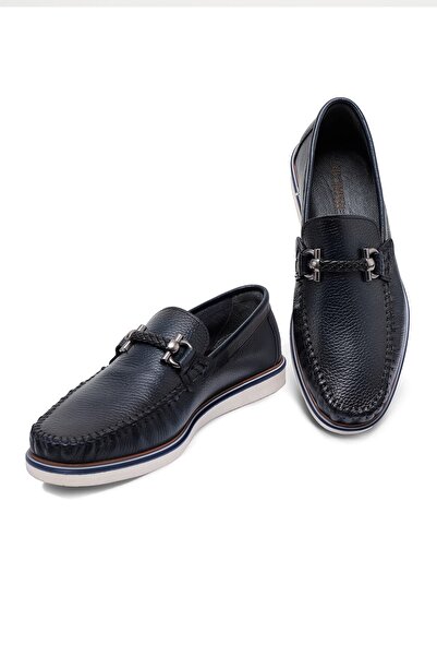 Ducavelli Ragusa Hakiki Deri Erkek Günlük Ayakkabı Loafer Ayakkabı