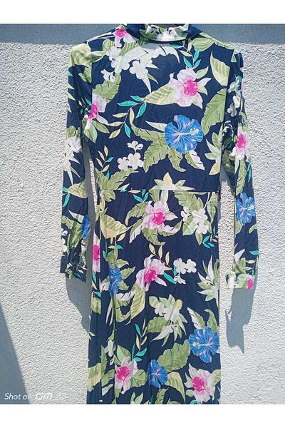 hoaryage ROCHIE cu mânecă lungă cu guler 100% viscoză - cu nasturi