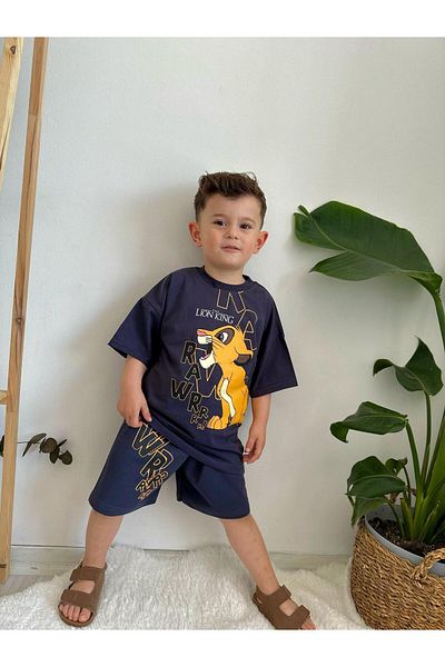 öykümgaleria Boy's Summer Shorts Bottom Top Set