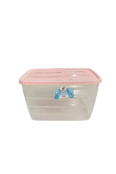 Çankaya Charisma Rectangular Storage Container with Lid 5lt