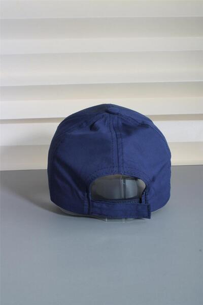 cappello Navy Blue Sports Cap Unisex Velcro Back Adjustable 24 Without Hats