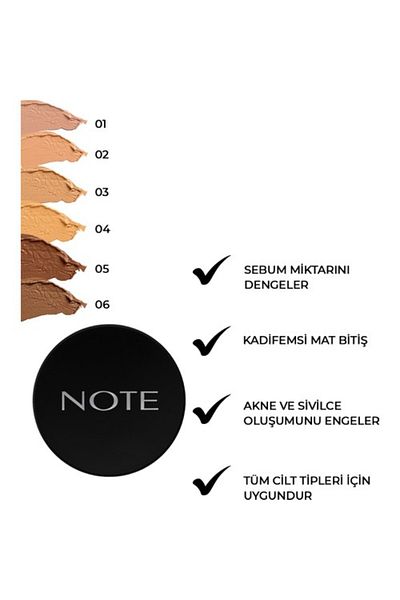 NOTE Luminous Silk Compact Powder 04 Sand