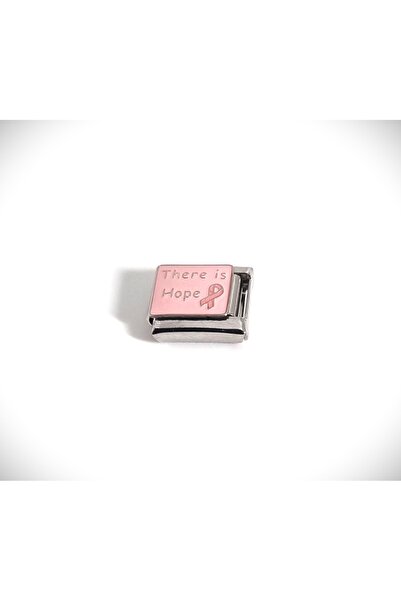 DENİZ Çelik pembe charm
