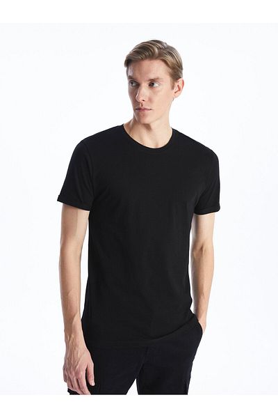 LC Waikiki Men's Crew Neck Short Sleeve Combed Cotton T-Shirt