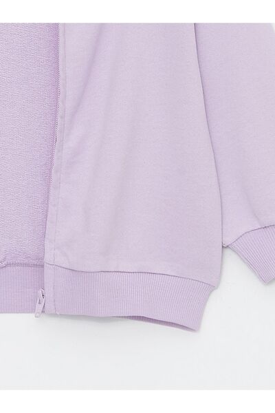 LC Waikiki Mikina s kapucí a dlouhým rukávem na zip pro holčičku