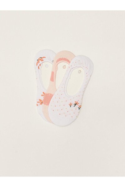 LC Waikiki Γυναικείες κάλτσες μπαλαρίνας με σχέδια LCW DREAM 3 Συσκευασία