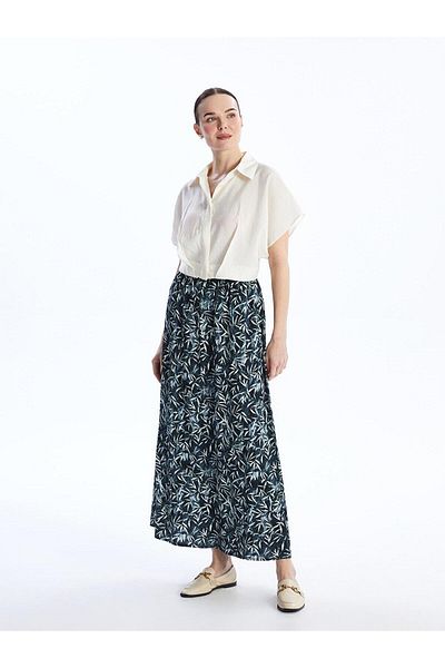 LC Waikiki LCW Grace - Patterned Belmando, Elastic Women's Skirt