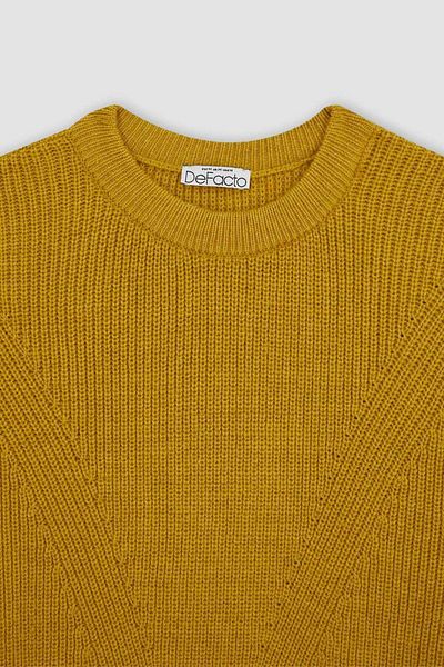 DeFacto Γυναικείο πουλόβερ Mustard H6905az/yl127