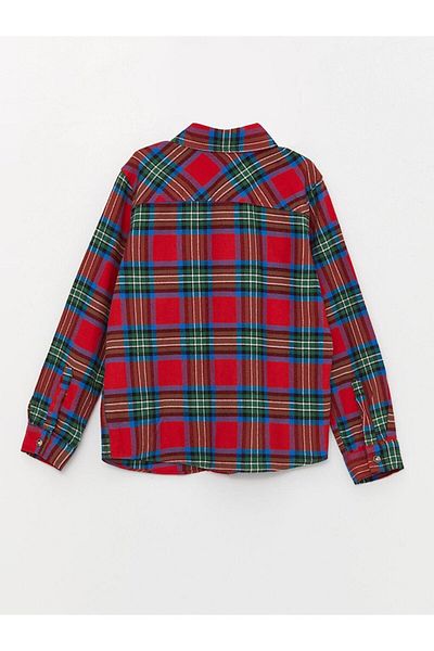 LC Waikiki LCW Kids kockás hosszú ujjú fiú ing