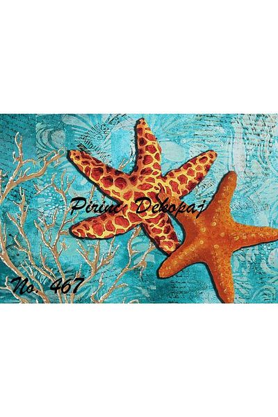 LİNEART Brass Decopage Paper No:467