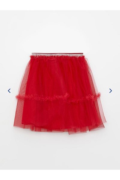 LC Waikiki Kids Elastic Waist Tulle Girl's Skirt