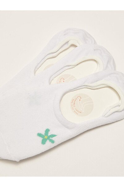 LC Waikiki LCW DREAM Printed Γυναικείες κάλτσες μπαλαρίνας 3 Συσκευασία