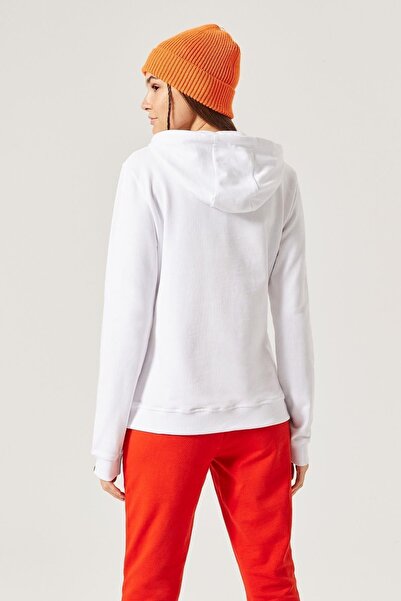 Ellesse Femei Alb cu glugă Swea tricou F021-WT