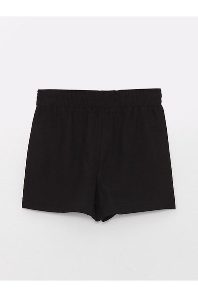 LC Waikiki Standard Fit Striped Linen Blended Women's Shorts