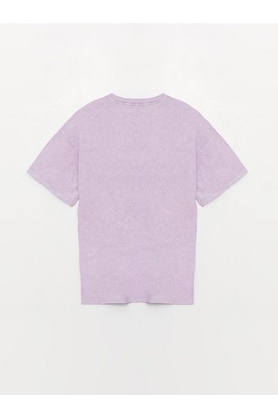 LC Waikiki Oversize Γυναικείο T-Shirt - Crew Neck, Solid Cut, Κοντό μανίκι
