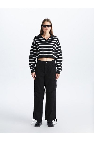 LC Waikiki Pantaloni Jean Parachute Jogger pentru femei