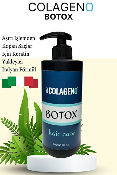 PİEL Colageno Botox Aşırı Işlemden Kopan Saçlar Için Keratin Yükleyici Italya...