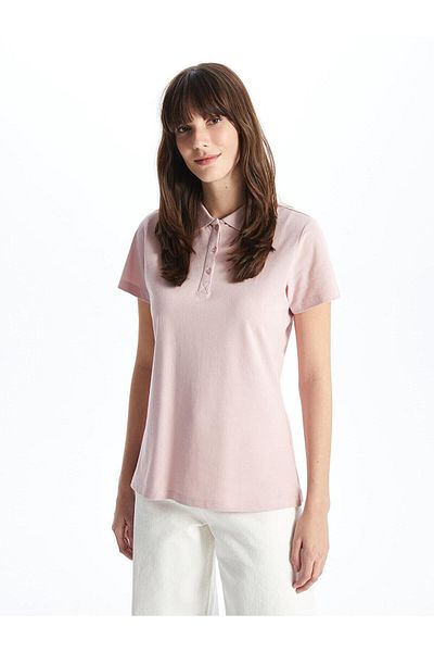 LC Waikiki LCWAIKIKI - Tricou cu mânecă scurtă cu gât polo pentru femei