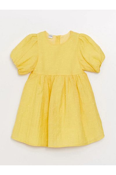 LC Waikiki Girl's Crew Neck Dress