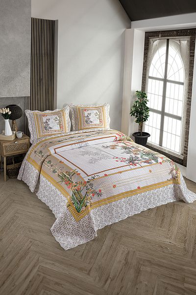 Örtüm Double Quilted Bamboo Bedspread